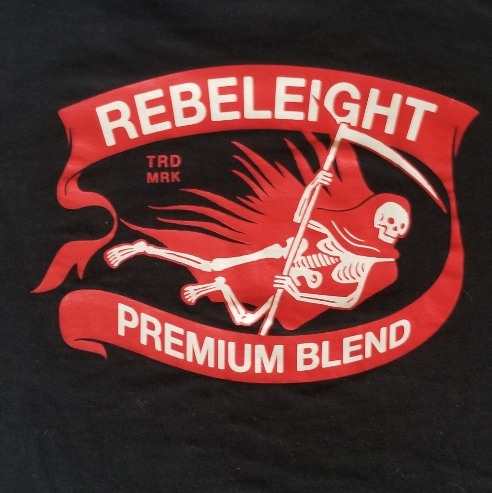 Rebel 8 skeleton t-shirt